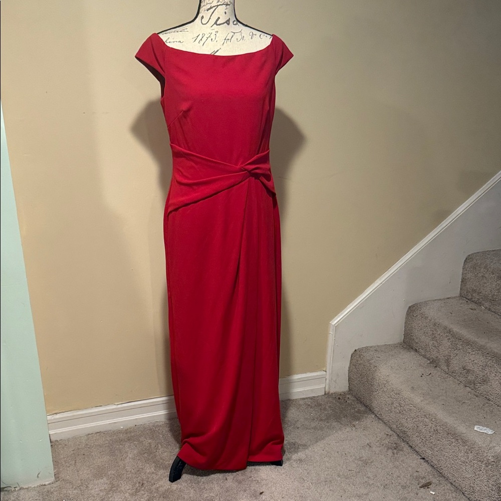 Elegant Red Evening Gown